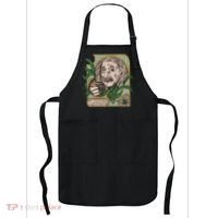 Einstein Smoking Weed Apron thumb 0