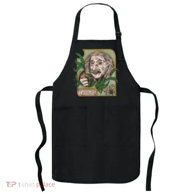 Einstein Smoking Weed Apron