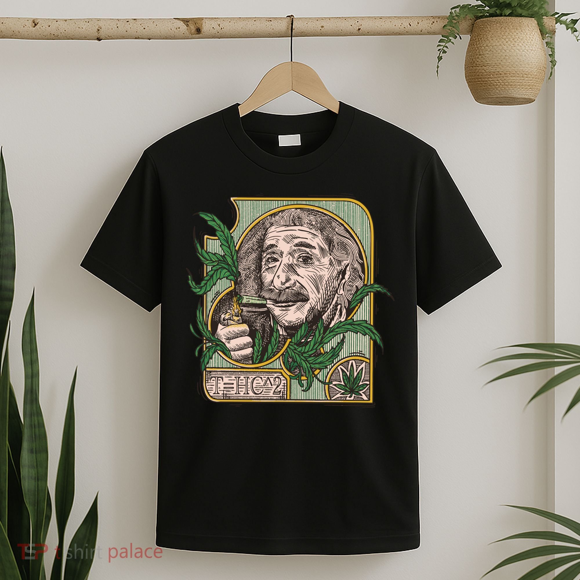 Einstein Smoking Weed T-Shirt