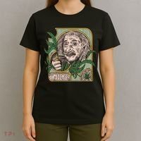 Einstein Smoking Weed T-Shirt thumb 4