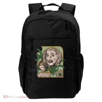 Einstein Smoking Weed Backpack