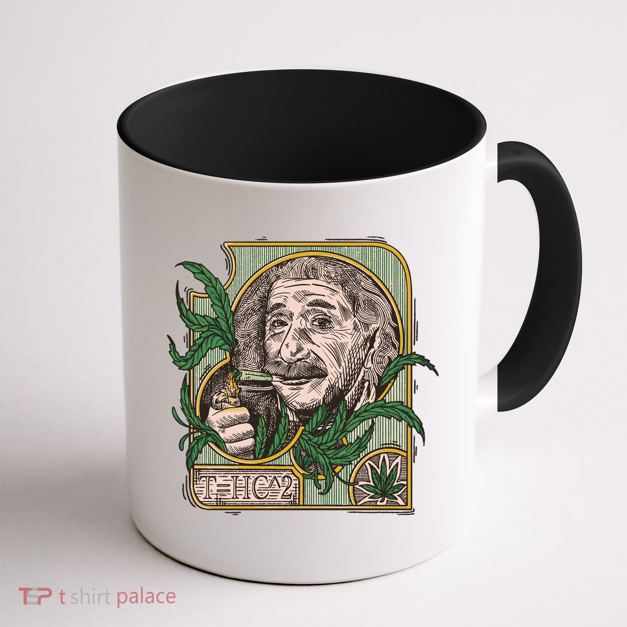 Einstein Smoking Weed Coffee Mug