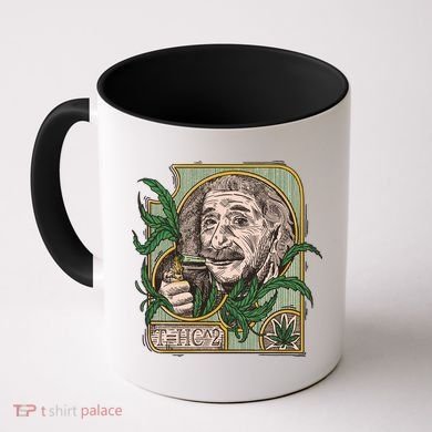 Einstein Smoking Weed Coffee Mug
