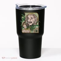 Einstein Smoking Weed Tumbler thumb 0