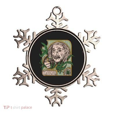 Einstein Smoking Weed Ornament