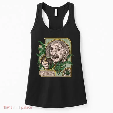 Einstein Smoking Weed Women's Tank Top