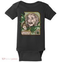 Einstein Smoking Weed Baby Bodysuit thumb 0
