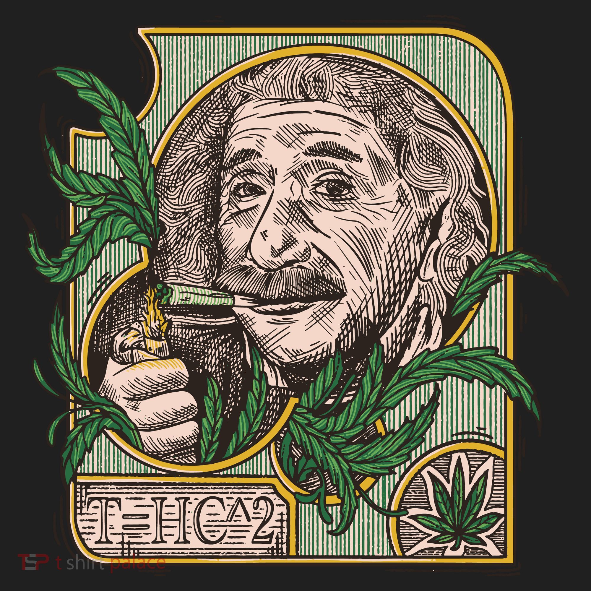 Einstein Smoking Weed Hat