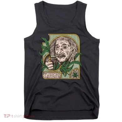 Einstein Smoking Weed Tank Top