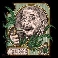Einstein Smoking Weed Tank Top thumb 6