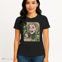 Einstein Smoking Weed Women's T-Shirt thumb 4