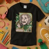 Einstein Smoking Weed Kids T-Shirt thumb 3