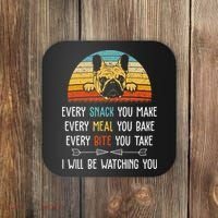Every Snack You Make Every Meal You Bake French Bulldog Coaster thumb 0