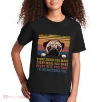 Every Snack You Make Every Bite You Take Pug Dogs Items Kids T-Shirt thumb 2
