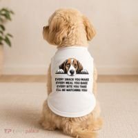 Every Snack You Make Every Meal You Bake Funny Beagle Doggie Tank thumb 2