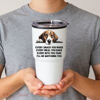 Every Snack You Make Every Meal You Bake Funny Beagle Tumbler thumb 2