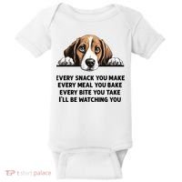 Every Snack You Make Every Meal You Bake Funny Beagle Baby Bodysuit thumb 0