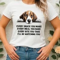 Every Snack You Make Every Meal You Bake Funny Beagle Women's T-Shirt thumb 2