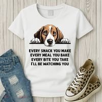 Every Snack You Make Every Meal You Bake Funny Beagle Women's T-Shirt thumb 3