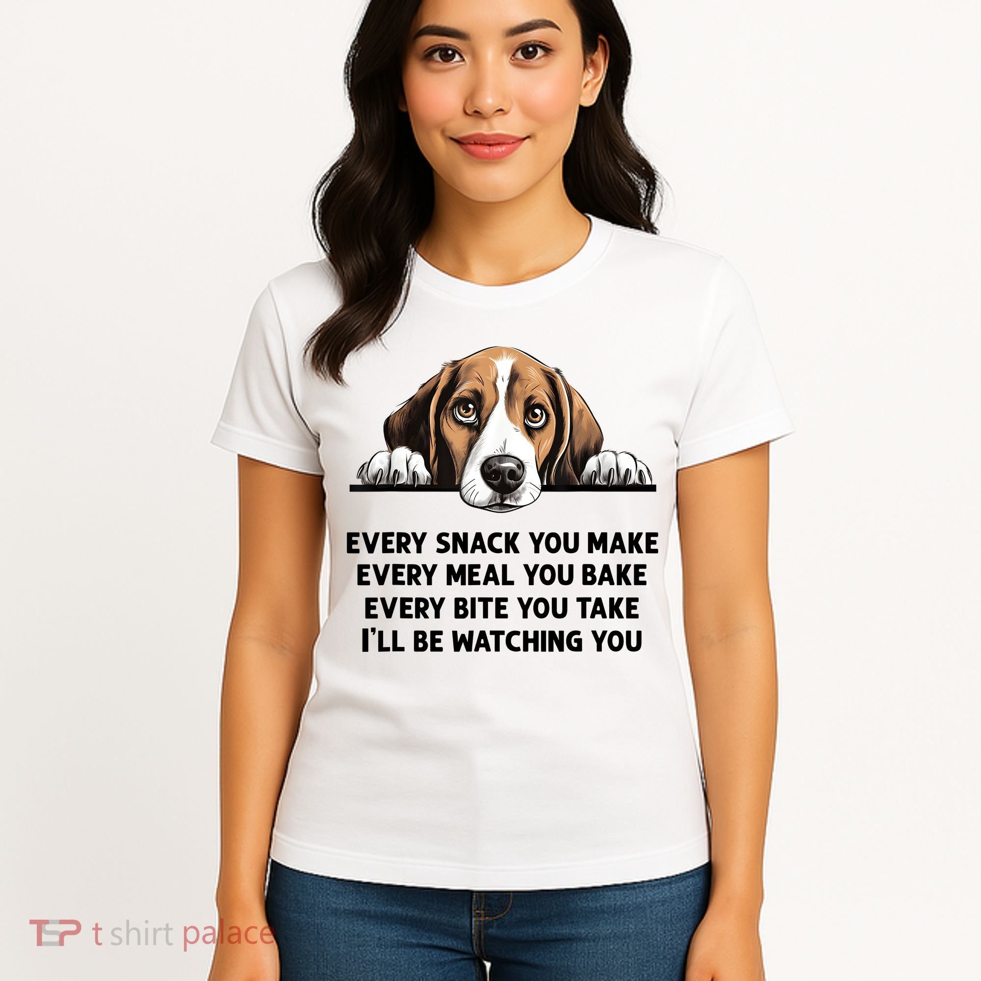 Every Snack You Make Every Meal You Bake Funny Beagle Women's T-Shirt