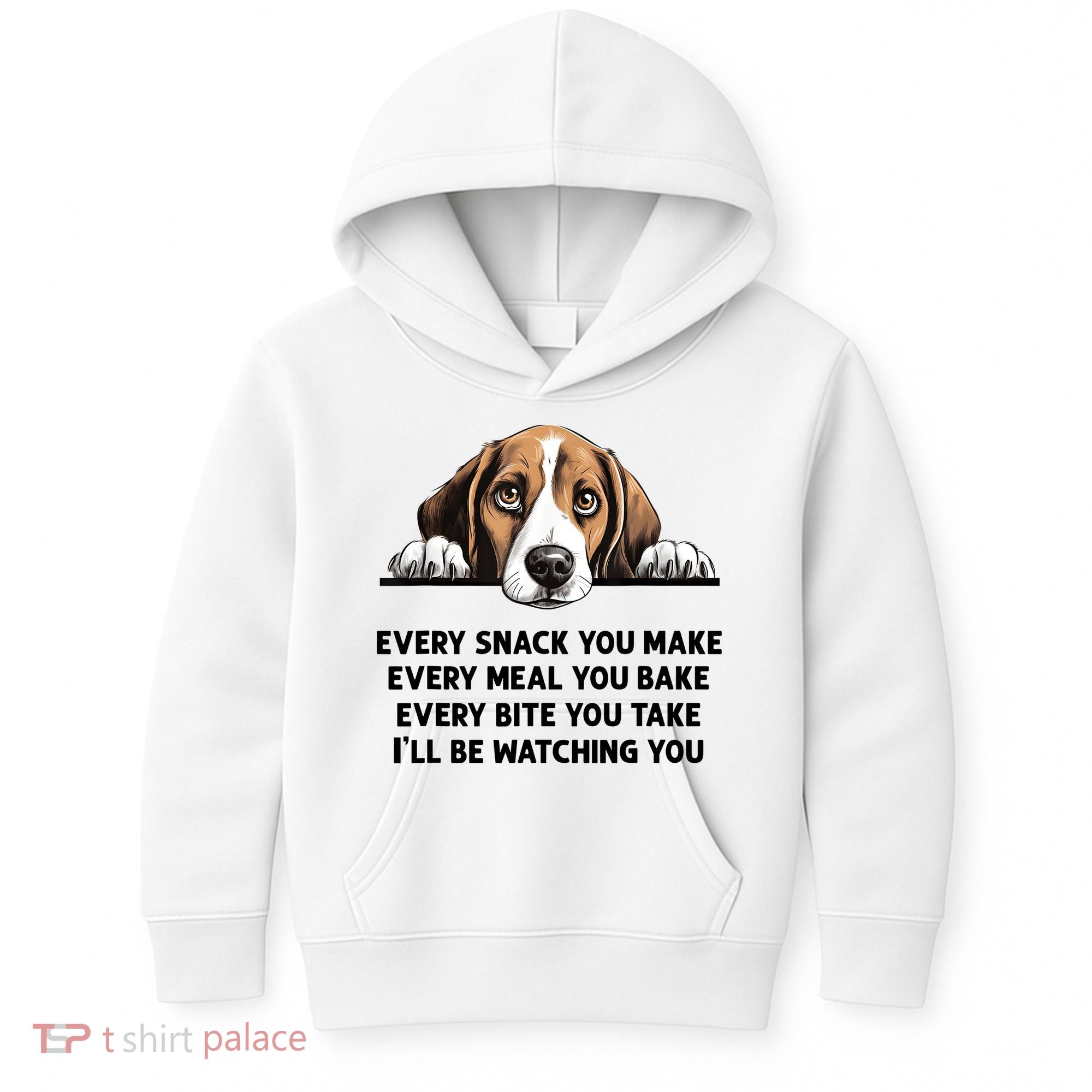 Every Snack You Make Every Meal You Bake Funny Beagle Kids Hoodie