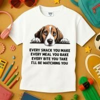 Every Snack You Make Every Meal You Bake Funny Beagle Kids T-Shirt thumb 3