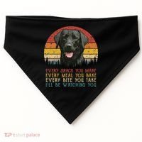 Every Snack You Make Dog Black Labrador Retriever USA-Made Doggie Bandana thumb 0