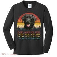 Every Snack You Make Dog Black Labrador Retriever Kids Long Sleeve Shirt thumb 0