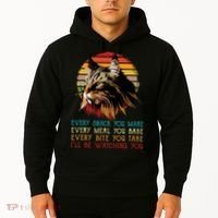 Every Snack You Make Ill Be Watching Funny Maine Coon Meow Hoodie thumb 2