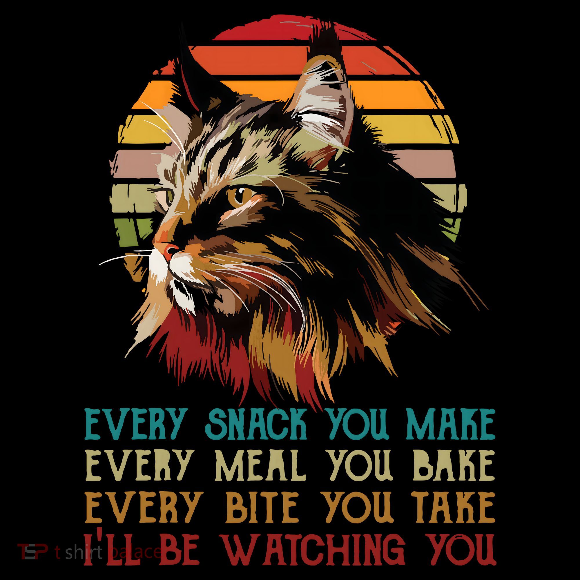 Every Snack You Make Ill Be Watching Funny Maine Coon Meow Coffee Mug