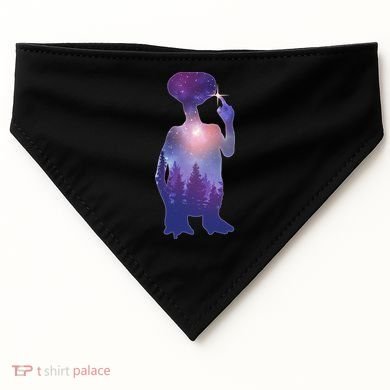 ET Alien Galaxy Forest USA-Made Doggie Bandana