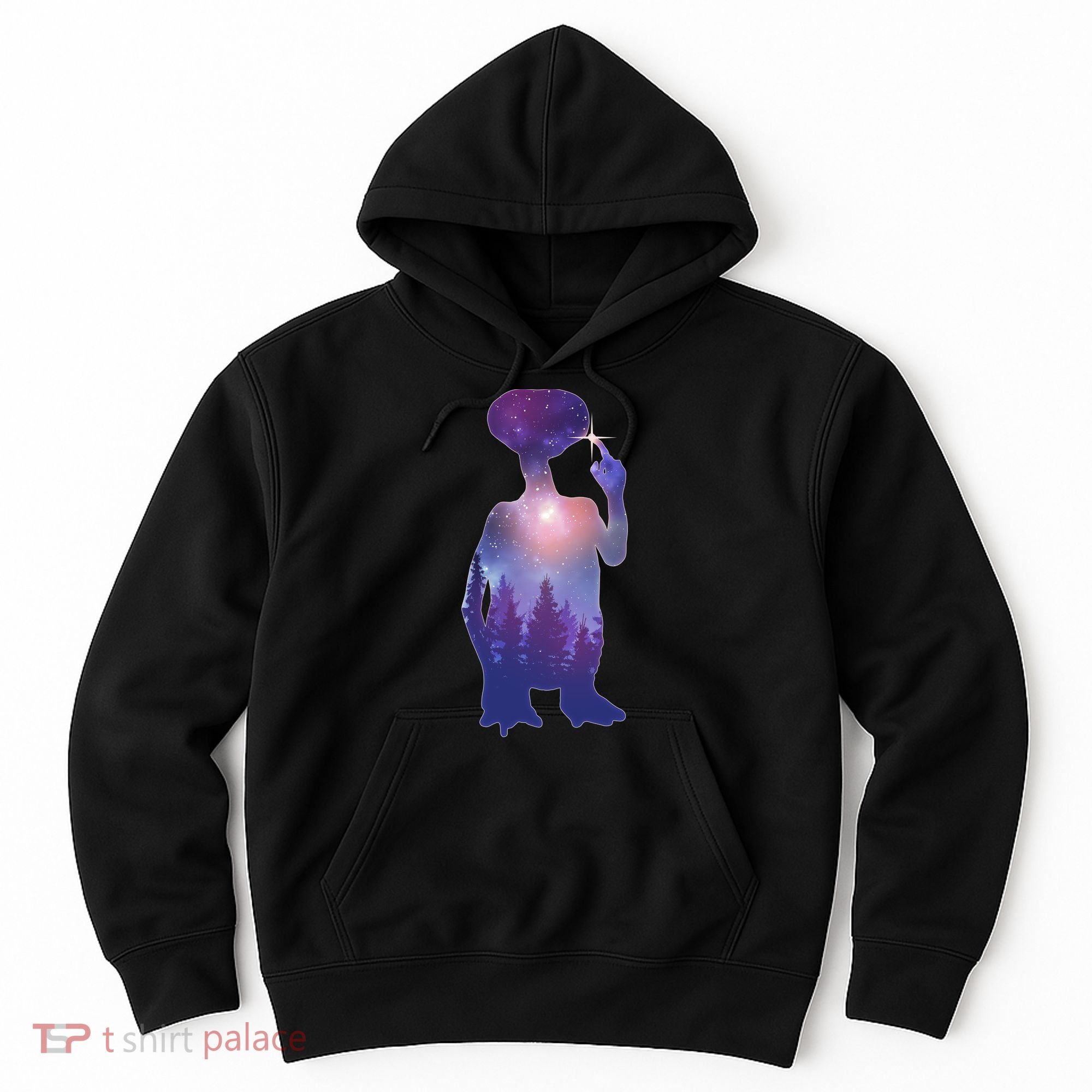 ET Alien Galaxy Forest Hoodie