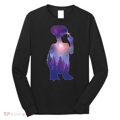 ET Alien Galaxy Forest Long Sleeve Shirt