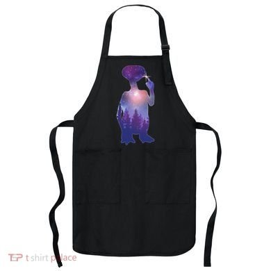 ET Alien Galaxy Forest Apron