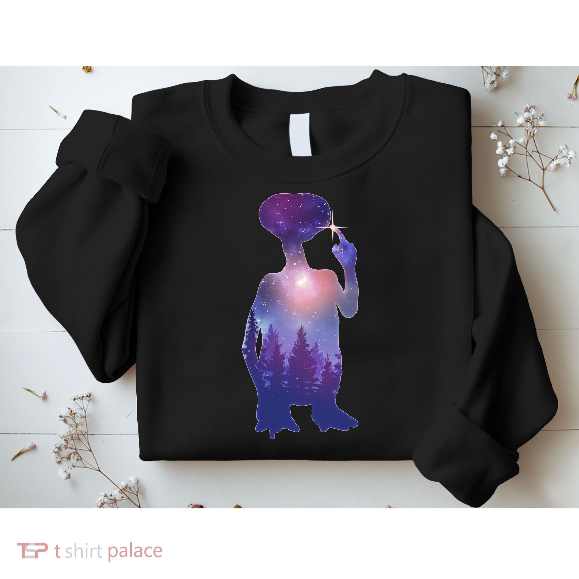 ET Alien Galaxy Forest Sweatshirt
