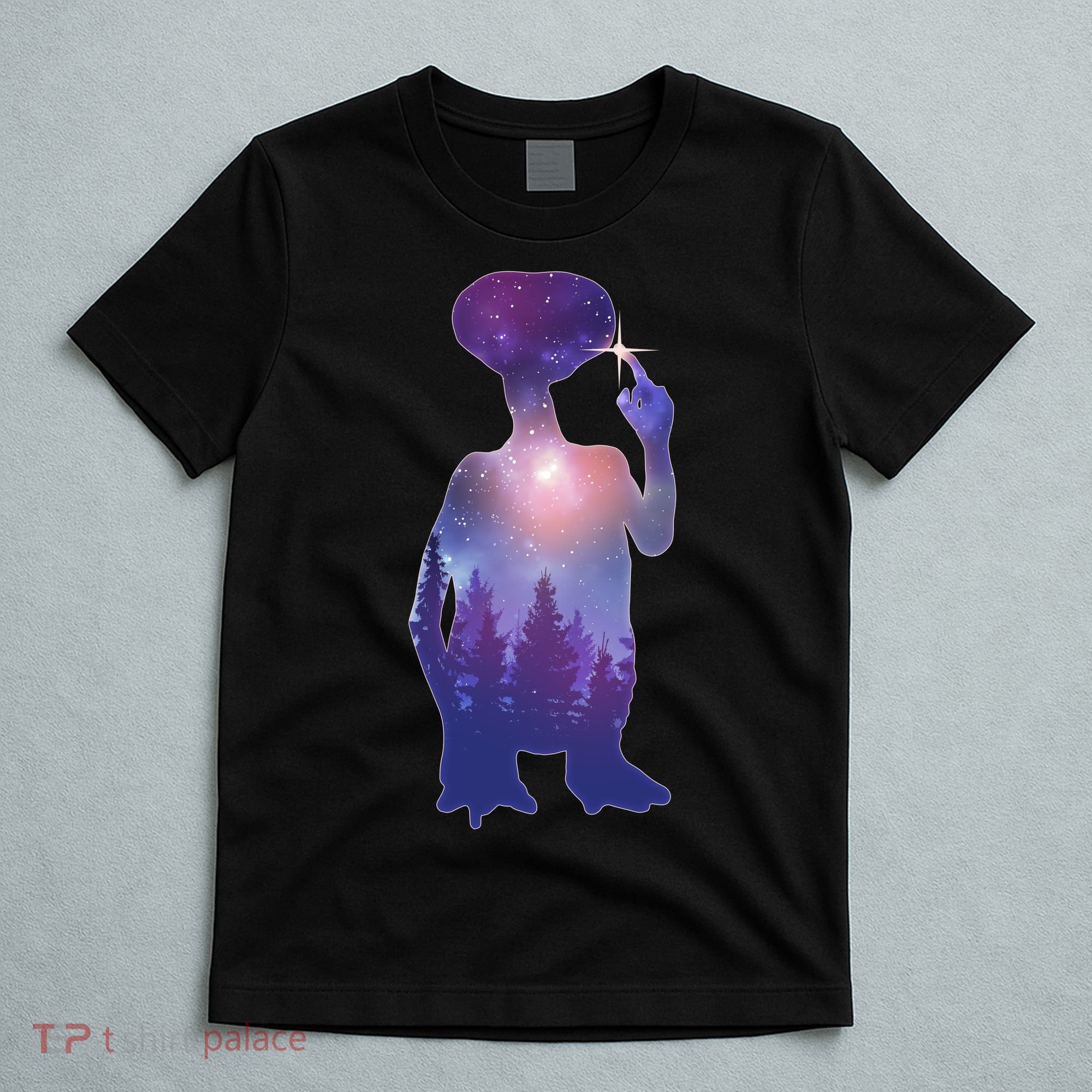 ET Alien Galaxy Forest T-Shirt