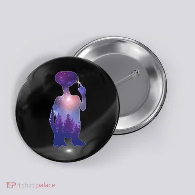 ET Alien Galaxy Forest Button