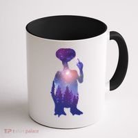 ET Alien Galaxy Forest Coffee Mug thumb 1