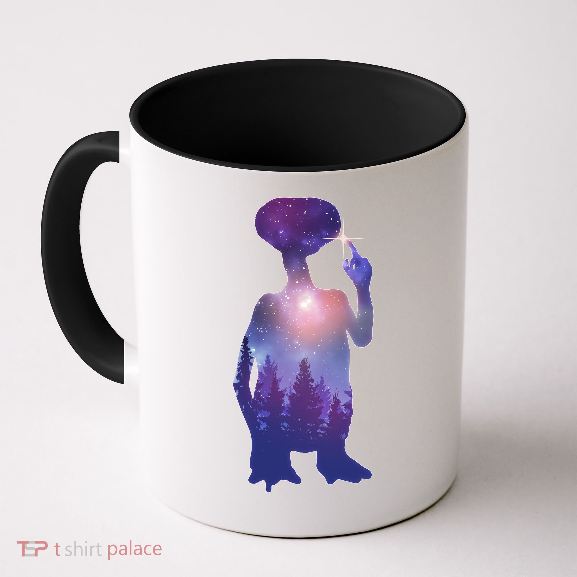 ET Alien Galaxy Forest Coffee Mug