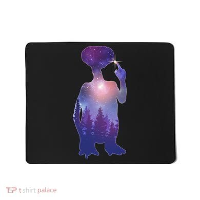 ET Alien Galaxy Forest Mousepad