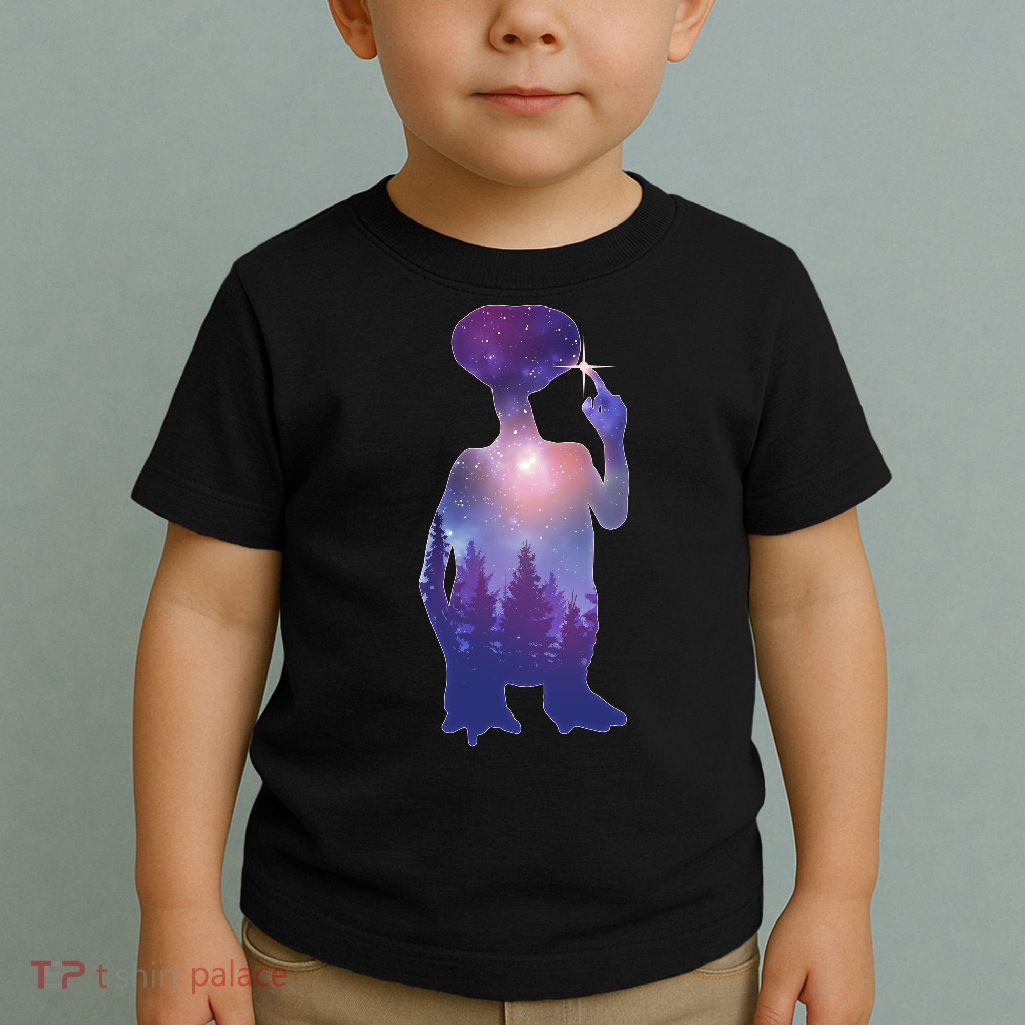 ET Alien Galaxy Forest Toddler T-Shirt