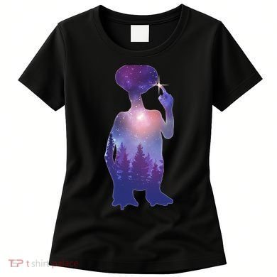 ET Alien Galaxy Forest Women's T-Shirt