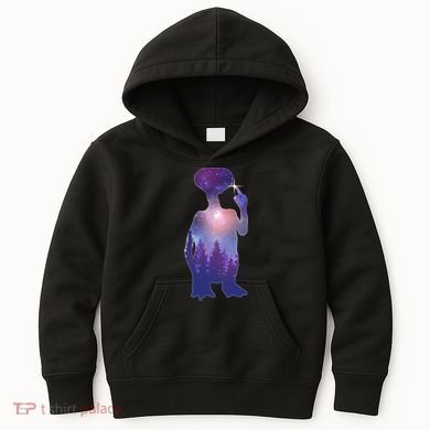 ET Alien Galaxy Forest Kids Hoodie