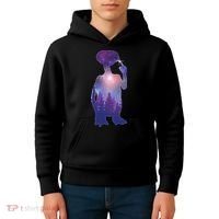 ET Alien Galaxy Forest Kids Hoodie thumb 4
