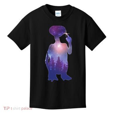 ET Alien Galaxy Forest Kids T-Shirt
