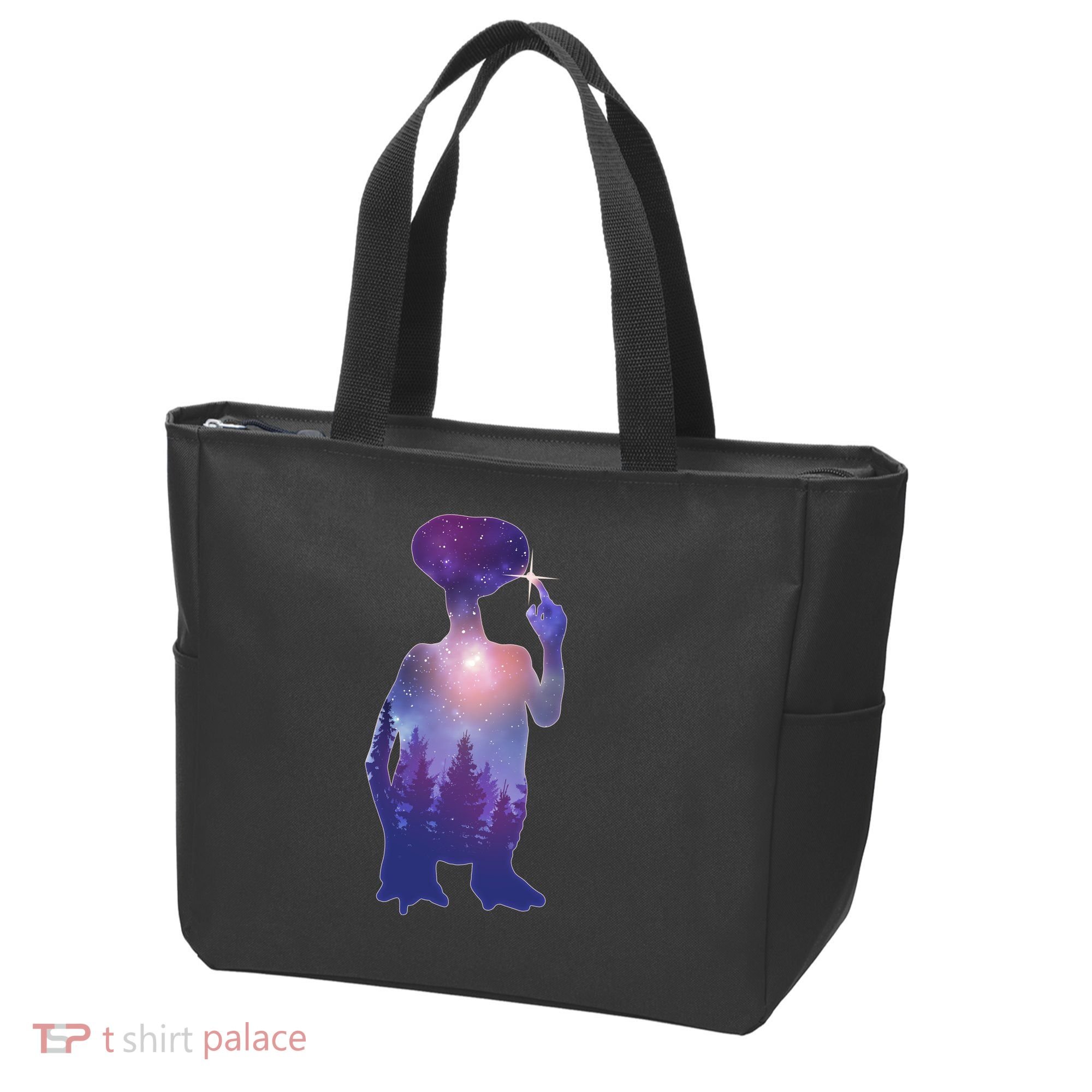 ET Alien Galaxy Forest Tote Bag