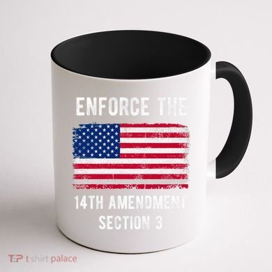 Enforce The 14th Amendment Section 3 Coffee Mug back
