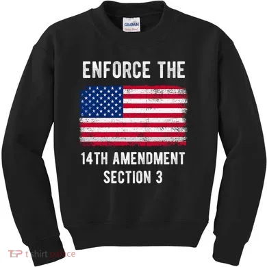 Enforce The 14th Amendment Section 3 Kids Sweatshirt