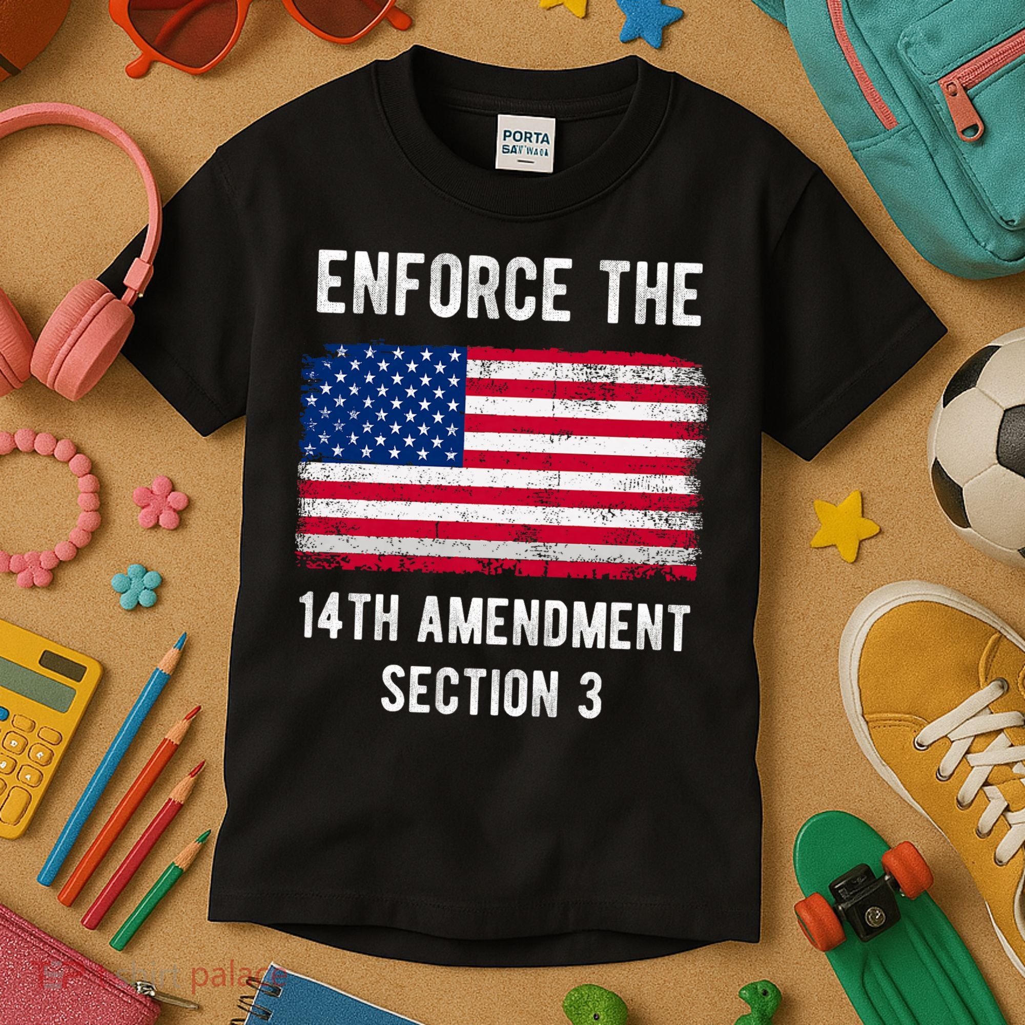 Enforce The 14th Amendment Section 3 Kids T-Shirt