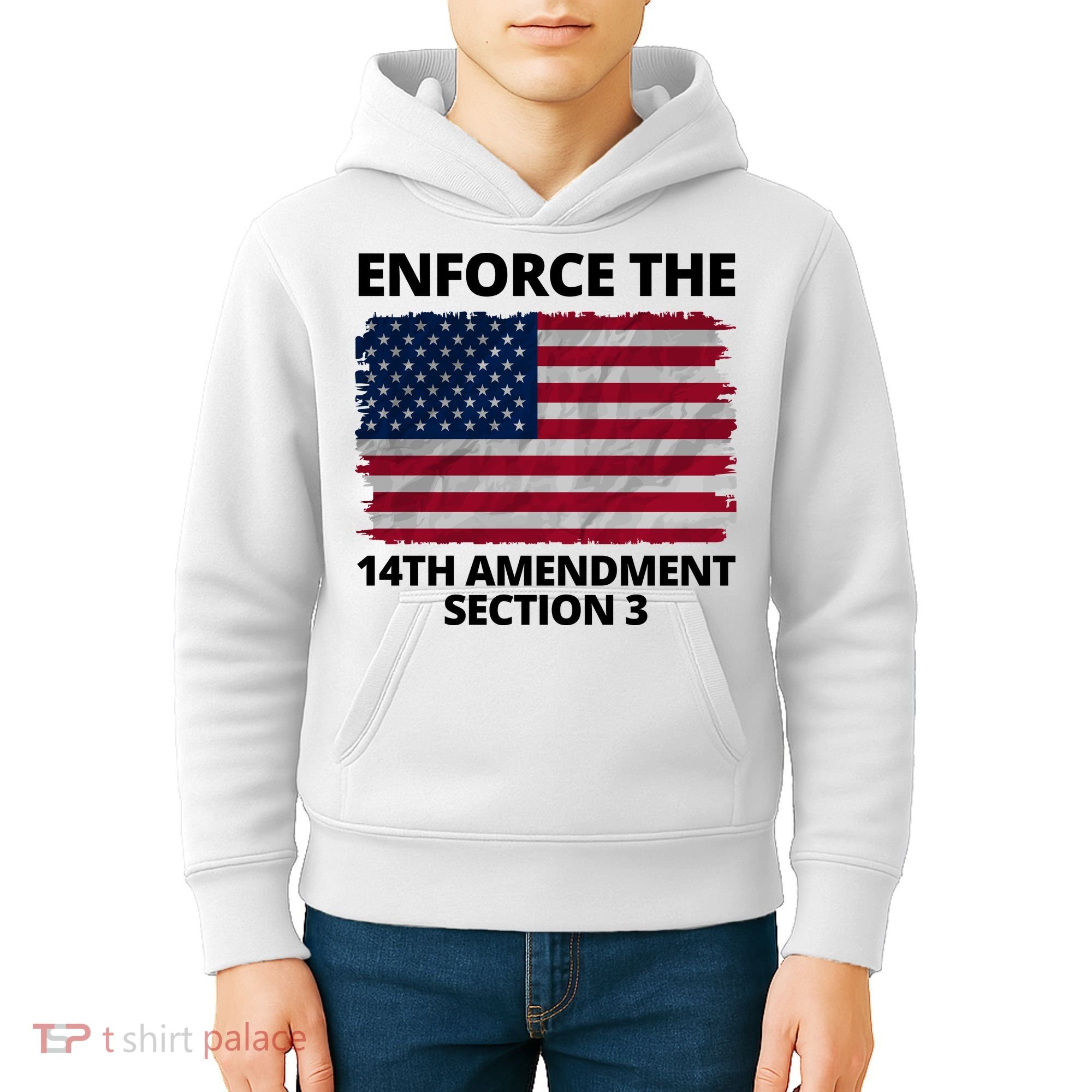 Enforce The 14th Amendment Section 3 Kids Hoodie